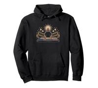 Worship Keyboardist Minimalist Keyboard Illustration Cross Pullover Hoodie