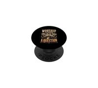 Worship Leader Mustache You A Question Faith PopSockets Adhesive PopGrip