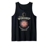 Worship Psalms Minimal Sun Faith Tank Top