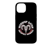 Worship Satan Respect Women Feminist Satanist Satanic Case for iPhone 14