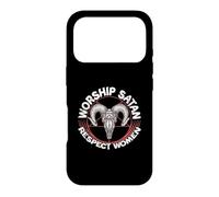 Worship Satan Respect Women Feminist Satanist Satanic Case for iPhone 17 Pro