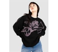 Worship Supplies Cherub Box Fit Crew Knit Pullover black 8