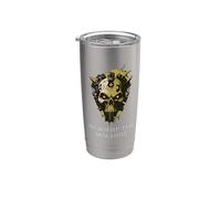 Worship The Machine Tech Skull Future Mechanical Technology Stainless Steel Insulated Tumbler