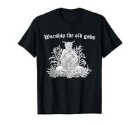 Worship The Old Gods Satyr Paganism Horned God Cernunnos T-Shirt