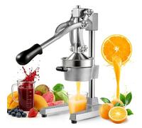 Worshow Citrus Juicer Professional Lemon Squeezer, Commercial Grade Orange Juice Squeezer, Lime Squeezer Hand Press Manual Fruit Juicer, 9cm Dia Heavy Duty Fruit Press for Oranges, Lemon,Pomegranate
