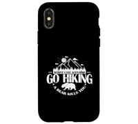 Worst Case Scenario Go Hiking a Bear Kills You Case for iPhone X/XS