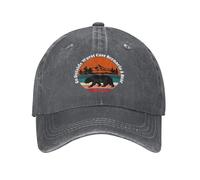 Worst Case Scenario Go Hiking a Bear Kills You2 Vintage Washed Baseball Cap for Men Women Classic Adjustable Cotton Trucker H