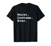 WORST COSTUME EVER Plain Boring Funny Halloween T-Shirt
