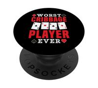 Worst Cribbage Player Ever Design PopSockets Adhesive PopGrip