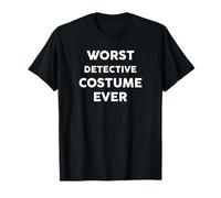 Worst Detective Costume Ever Halloween Simple Detectives T-Shirt
