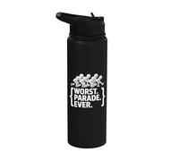 Worst Parade Ever Humor Sarcastic Statement Stainless Steel Insulated Water Bottle