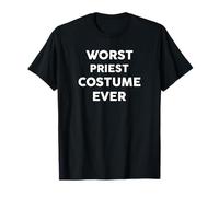 Worst Priest Costume Ever Halloween Simple Priests T-Shirt