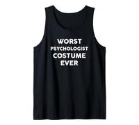 Worst Psychologist Costume Ever Halloween Psychologists Tank Top