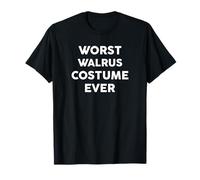 Worst Walrus Costume Ever Halloween Simple T-Shirt