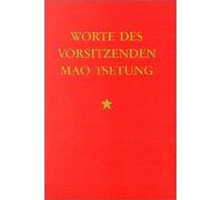 Worte des Vorsitzenden Mao Tsetung., Tse-tung 9783880212374 Free Shipp PB.