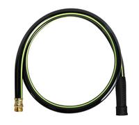 Worth Leader Short Garden Hose 3/4 in. x 4 ft. -Heavy Duty Durable Lightweight PVC Rubber Water Pipe for Agriculture, Lawn Care & Commercial Use -No Kink, Flexible, Leakproof, Male to Female Fittings