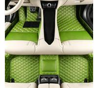 Worth-Mats Custom Car Mats with Text & Image Personalization, Upload Your Own Word/Name/Photo, All-Weather Leather Floor Liners for SUV Sedan Truck(Green)