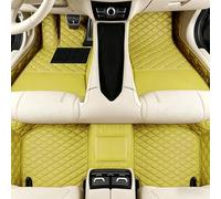 Worth-Mats Custom Car Mats with Text & Image Personalization, Upload Your Own Word/Name/Photo, All-Weather Leather Floor Liners for SUV Sedan Truck(Yellow)