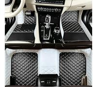 Worth-Mats Customizable Text & Picture Car Floor Mats, Upload Any Image or Message, Unique Leather Gift Set for Car Lovers, Fit SUV Sedan(White+Black)