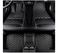 Worth-Mats Personalized Image Printing Car Mats, Add Your Favorite Picture + Custom Text, Luxury Leather Full Set Fit Most Cars SUVs Trucks(Black/Gold)