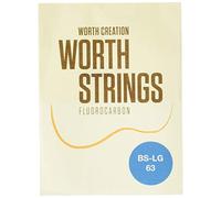 Worth Strings, low-G ukulele strings, brown fluoro-carbon, for tenor ukulele, heavy gauge (0.0224-0.0291-0.0319-0.0358)
