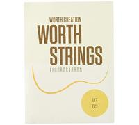 Worth Strings ukulele strings, brown fluorocarbon, for tenor ukulele, medium (0.0224-0.0260-0.0291-0.0244)