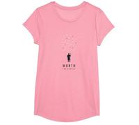 Worth The Search: He Left The 99 to Find Me Shepherd T-Shirt, Girls, Pink, Medium