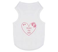 'Worth The Wait Girl' Pet Dog/Cat T-Shirt (PT00152291)