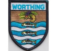 Worthing West Sussex County Flag Embroidered Patch Badge