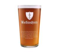 Worthington's Personalised Engraved 1 Pint Bitter Beer Glass Enter Your Own Custom Text.