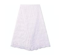 WorthSJLH Cotton African Lace Fabric 2018 Swiss Voile White Lace Fabric 2019 Nigerian Lace Fabrics Dry Lace with Stones LF936