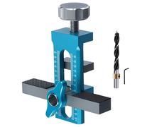 Worthy Cabinet Door Mounting | 4.25 x 3.7 Inch Length Adjustable Jig Hardware | Cabinet Door Positioning Model | Place Punch Locator Tool