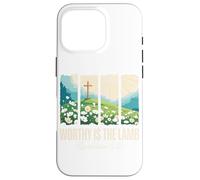 Worthy Is The Lamb Revelation 5 12 Christian Cross Case for iPhone 16 Pro