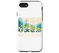 Worthy Is The Lamb Revelation 5 12 Christian Cross Case for iPhone SE (2020) / 7/8