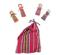 WORU Worry Dolls, Pack of 4 in Bag, Large, Worry Doll, Worry Eater