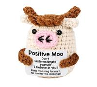 WORUIB Positive Crochet Animals, Cute Stuff for Exam Good Luck, Random Stuff Motivational, Mindfulness Gifts Positive Affirmation, You Got This Gifts Good Luck Motivational