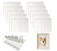 WORUIB Set of 50 No Drill Hanging Strips,Command Strips Medium, Picture Hanging Strips, Poster Hanging Solutions, Wall Mounting Strips for Home Decor, Wall Stickers for Secure Picture Display
