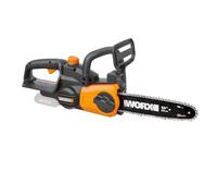 WORX WG322E.9 20V Cordless Chainsaw 25cm Tool Only | 20V cordless chainsaw; 25cm bar; tool only - battery & charger sold separately