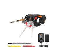 Worx 20V AXIS 2-in-1 Cordless Reciprocating Saw & Jig Saw, Orbital Cutting Reciprocating Saw, Pivoting Head Jigsaw Tool with Tool-Free Blade Change, Power Share WX550L - Battery & Charger Included