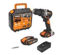 Worx 20V Brushless Cordless Hammer Drill With 1X 2.0Ah Battery And Charger Wx352