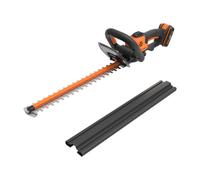WORX WG261E.1 20V Cordless Hedge Trimmer, 45cm Dual-Action Blades, with 2 x 2.0Ah Batteries and Charger