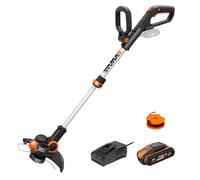 WORX 20V Cordless Grass Trimmer WG163E.2 with Fast Charger, 1 x 2.0Ah Battery, P