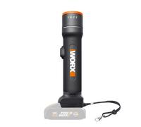 WORX PowerShare 4-Function LED Flashlight | WX027.9 - Without Battery, No Charger | 4 Functions, Rotating Head, 80 m Range
