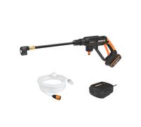 Worx 20V Hydroshot Cordless Pressure Cleaner, 20V 24Bar, 1X 2.0Ah Battery Wg621E