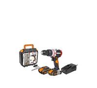 Worx 20V Powershare 55Nm Cordless Brushless Hammer Drill With X1 2.0Ah Battery & Charger One Colour
