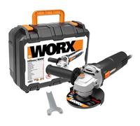 WORX 900W WX718 Corded Angle Grinder 125mm Disc Powerful 12000RPM Comes with Anti-Vibration Auxiliary Handle, Proection Cover, Metal Grinding Disc