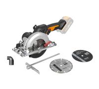 WORX Nitro WX531.9 Cordless Circular Saw 20V - Cuts Wood, Parquet, Metal, Tiles and Plastic - Blade Diameter 120 mm - 41 mm Max - Brushless Motor - Delivered Without Battery or Charger