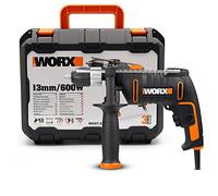 WORX - Impact Drill 600W - WX317.2 - φ13 mm (Keyless Chuck, Speed variator, Accessories: Drill bits, Depth Stop, case)