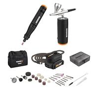 WORX MAKERX WX992L 20V 2pc Crafting Tool Combo Kit - Rotary Tool + Air Brush