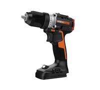 Worx Nitro 20V Cordless 1/2" Drill Driver with Brushless Motor, Compact & Lightweight Set Only 6" and 3 lbs., Power Share Compatible WX130L.9 Tool Only
